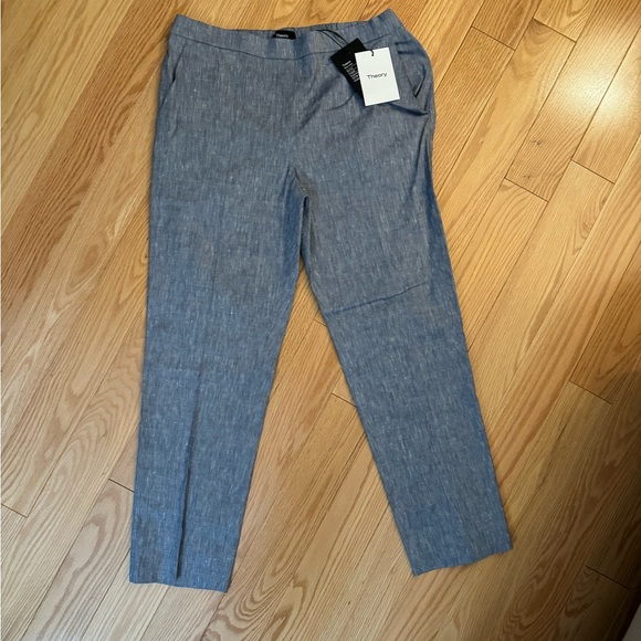 Theory chambray light linen suit. NWT. - Picture 5 of 7